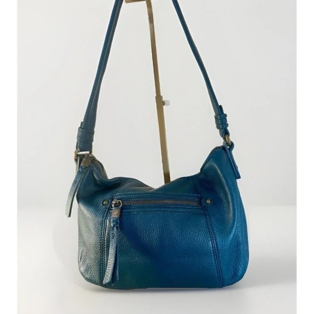 The sak Sequoia leather handbag hobo Purse Turquoise Smaller Version